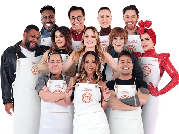 “MasterChef Celebridades” mostra famosos longe dos holofotes e encarando desafios intensos na cozinha por Divulgação/Band