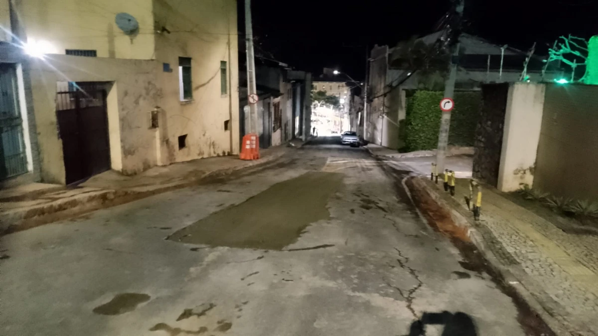 Obra finalizada na Avenida Cardeal da Silva
