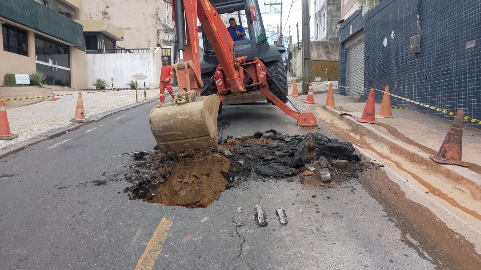 Obra na Cardeal da Silva por Divulgação/Seman