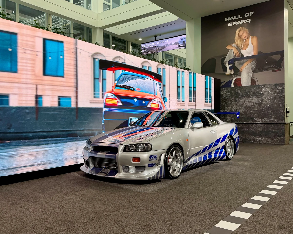 O Nissan Skyline que foi utilizado em Velozes e Furiosos por Antônio Meira Jr. 