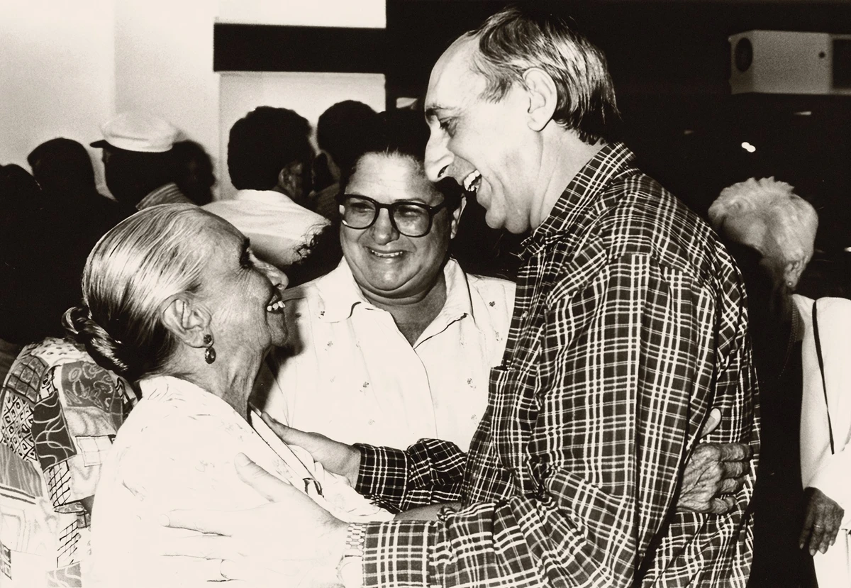 Pepe Faro com Dona Canô por Divulgação Acervo Pessoal 