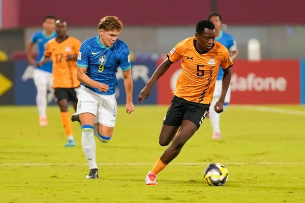 Fase de grupos - Brasil 1x1 Zâmbia  por Nelson Terme/CBF