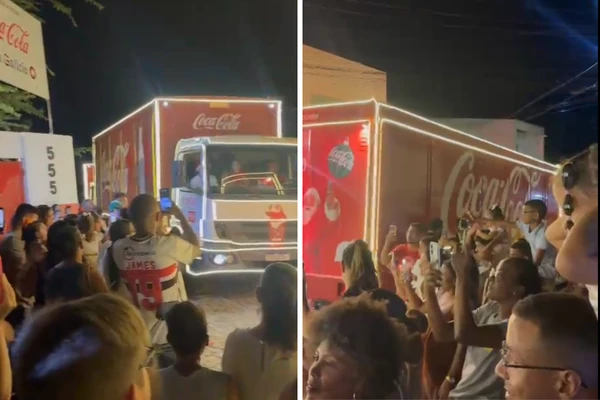 'Frustração': baianos reclamam de Caravana da Coca-Cola após passagem na Bahia