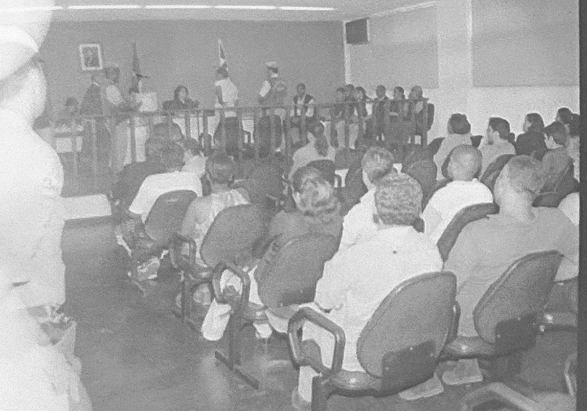 Julgamento do pedreiro Edvaldo Araújo de Souza, que foi inocentado por Almiro Lopes/Arquivo CORREIO