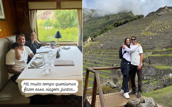 Meses antes da separação, Ivete Sangalo e Daniel Cady fizeram viagem romântica ao Peru por Reprodução/Redes Sociais 