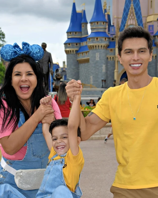 Miguel Benjamim, filho adotivo de Mara Maravilha e Gabriel, encantou fãs antes da separação do ex-casal. por Reprodução/instagram