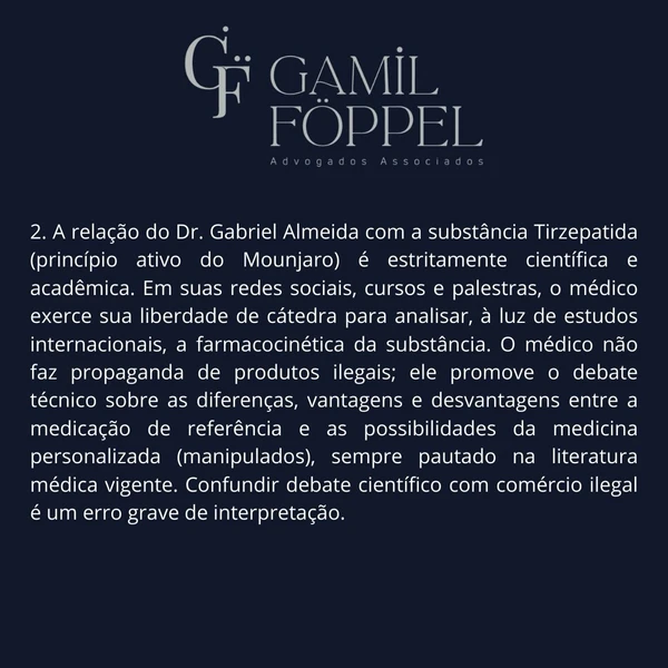 O que diz a defesa do médico Gabriel Almeida, alvo de operação da PF por Divulgação