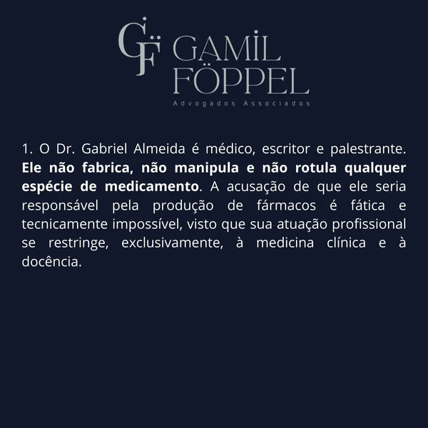 O que diz a defesa do médico Gabriel Almeida, alvo de operação da PF por Divulgação
