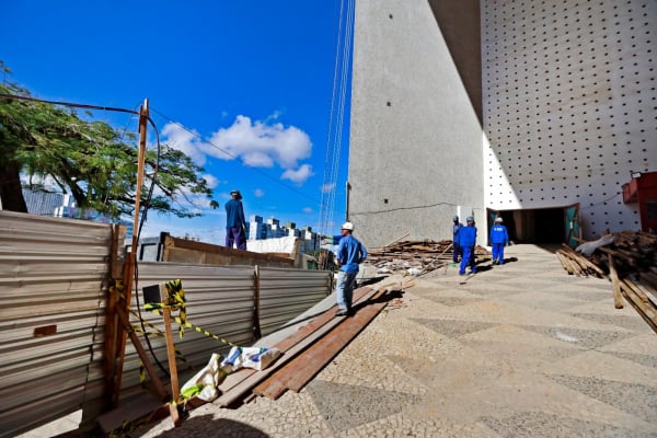 Obras do Teatro Castro Alves por Divulgação