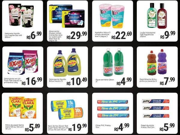 Ofertas do HiperIdeal são válidas até a próxima segunda (1º) por Reprodução