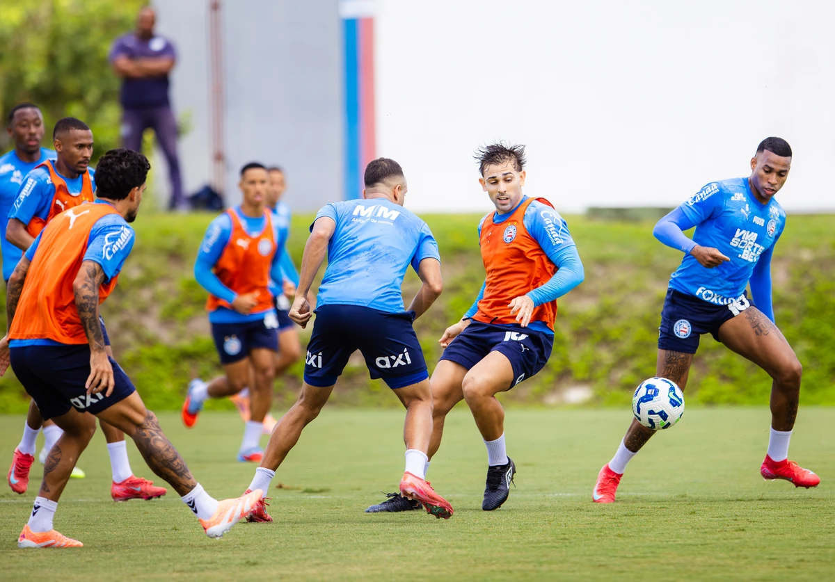 Último treino do Bahia antes de encarar o Juventude 