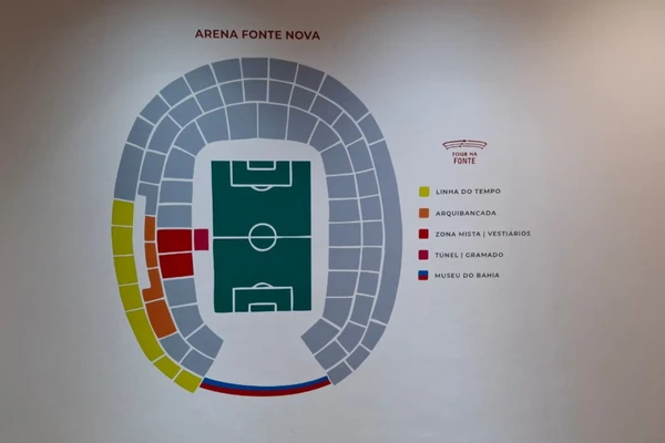 Veja imagens do tour pela Arena Fonte Nova e pelo museu do Bahia por Alan Pinheiro/CORREIO
