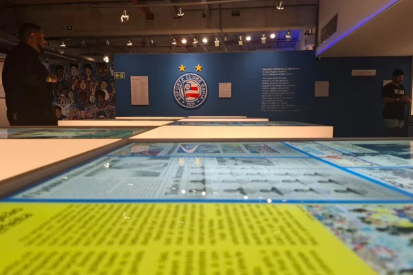 Veja imagens do tour pela Arena Fonte Nova e pelo museu do Bahia por Alan Pinheiro/CORREIO