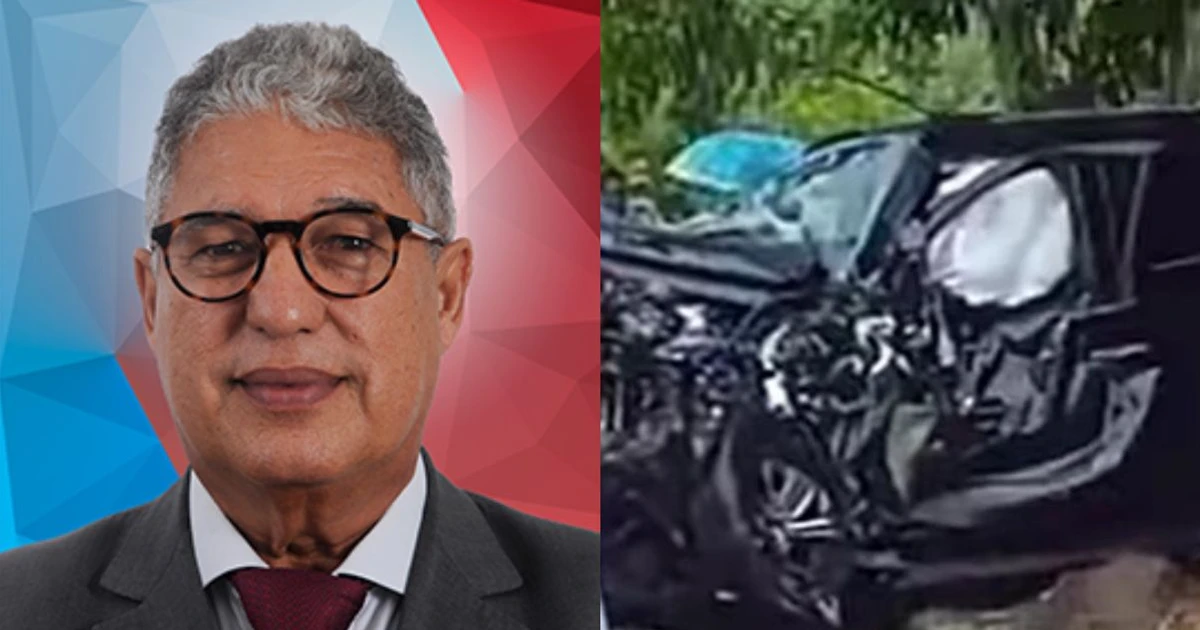Imagem - Deputado se envolve em acidente em estrada da Bahia e carro fica destruído