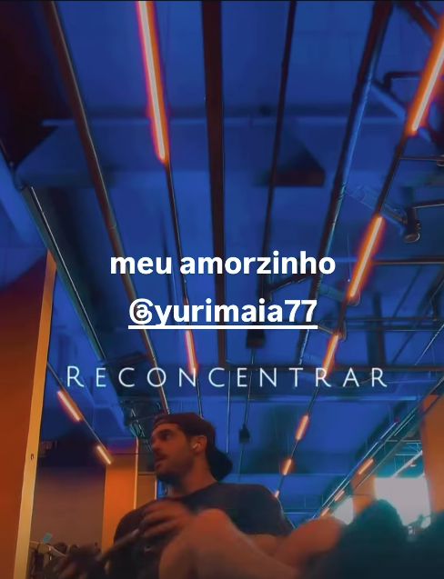 Débora Maia repostou publicação do sobrinho