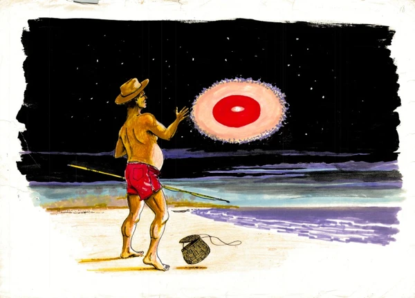 Desenhos  baseados em relatos colhidos pelo ufologo Alberto Romero por Alberto Romero