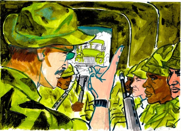 Desenhos  baseados em relatos colhidos pelo ufologo Alberto Romero por Alberto Romero