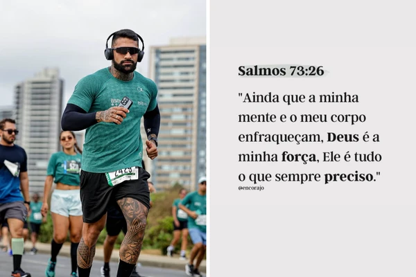Maurício postou verso da Bíblia sobre fé e força 