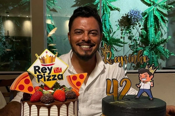 Rey da Pizza foi baleado durante briga por Reprodução