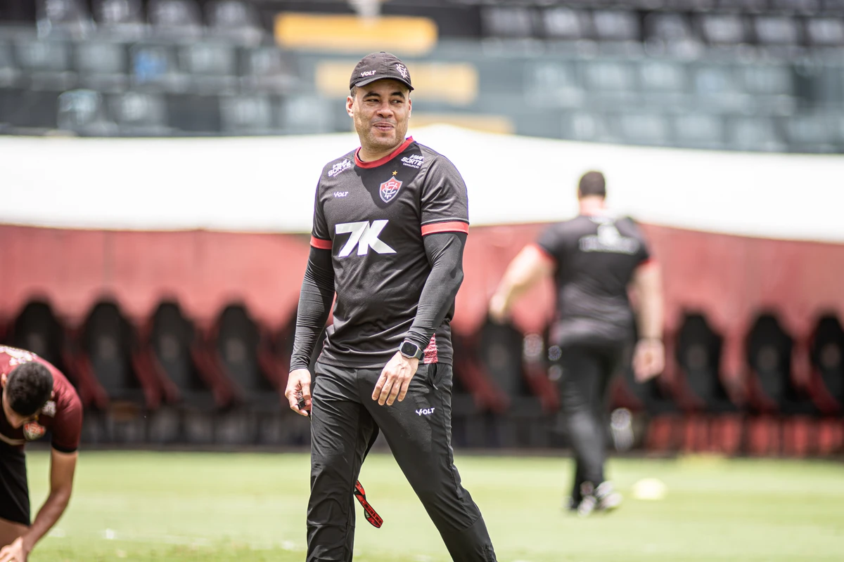 Último treino do Vitória antes de encarar o Mirassol por Victor Ferreira/EC Vitória