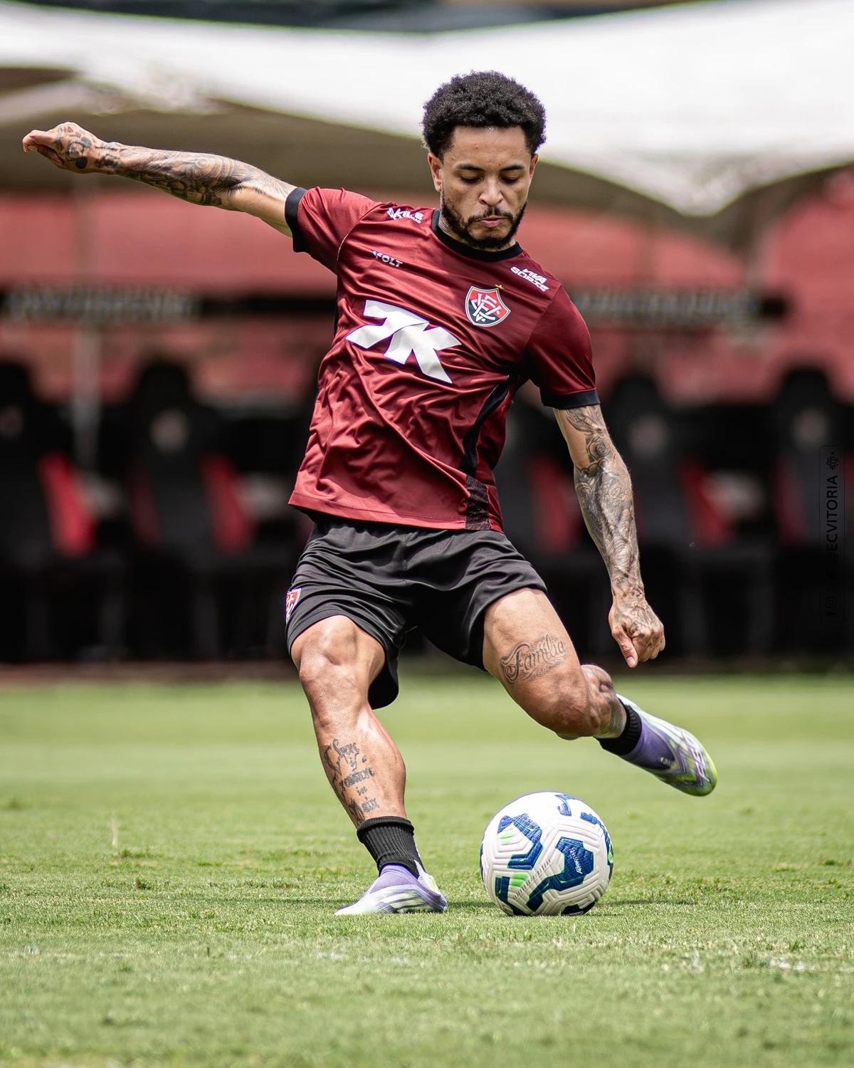 Último treino do Vitória antes de encarar o Mirassol por Victor Ferreira/EC Vitória