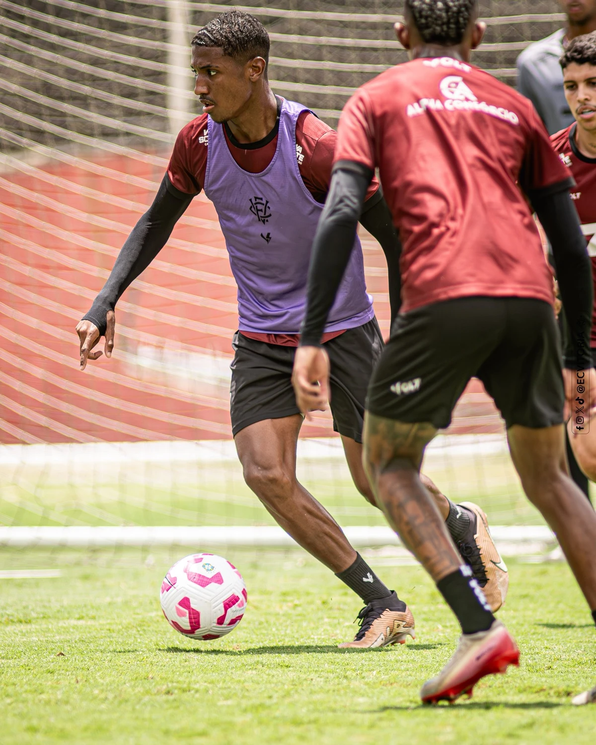 Último treino do Vitória antes de encarar o Mirassol por Victor Ferreira/EC Vitória