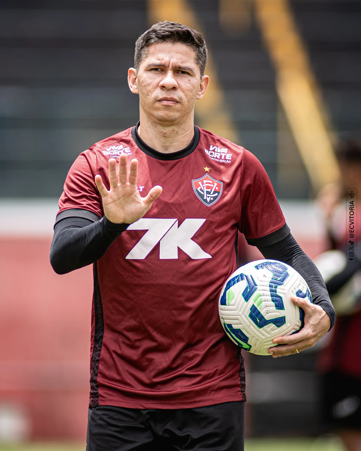 Último treino do Vitória antes de encarar o Mirassol por Victor Ferreira/EC Vitória