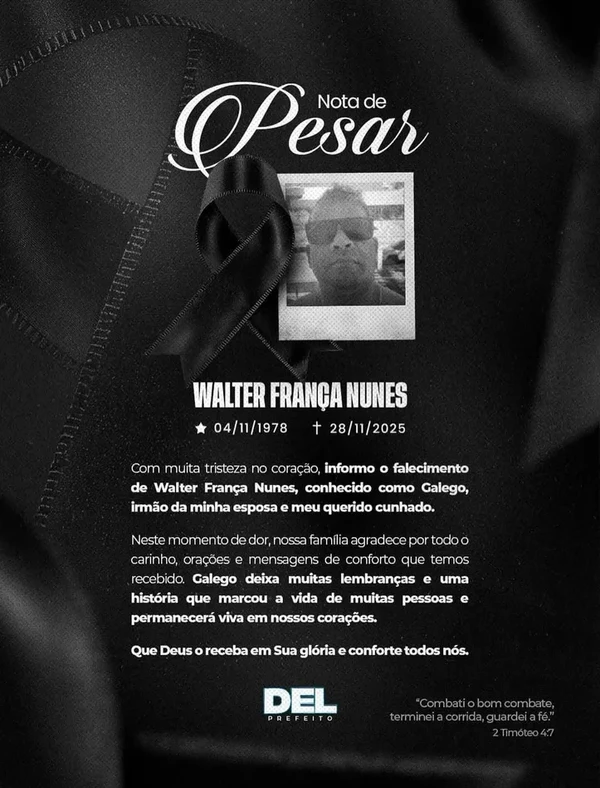 Nota divulgada por Del