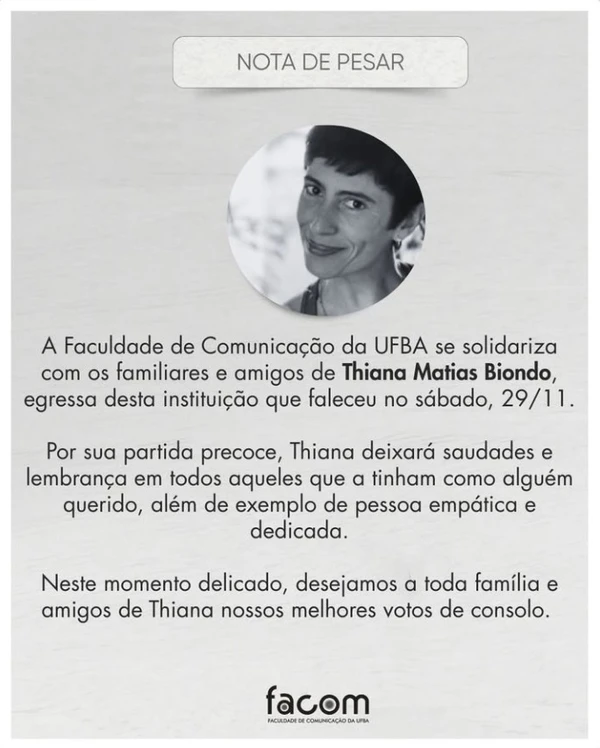 Thiana Biondo por Divulgação