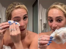 Imagem - Luisa Perissé usa absorvente para remover maquiagem: 'Uma merda'