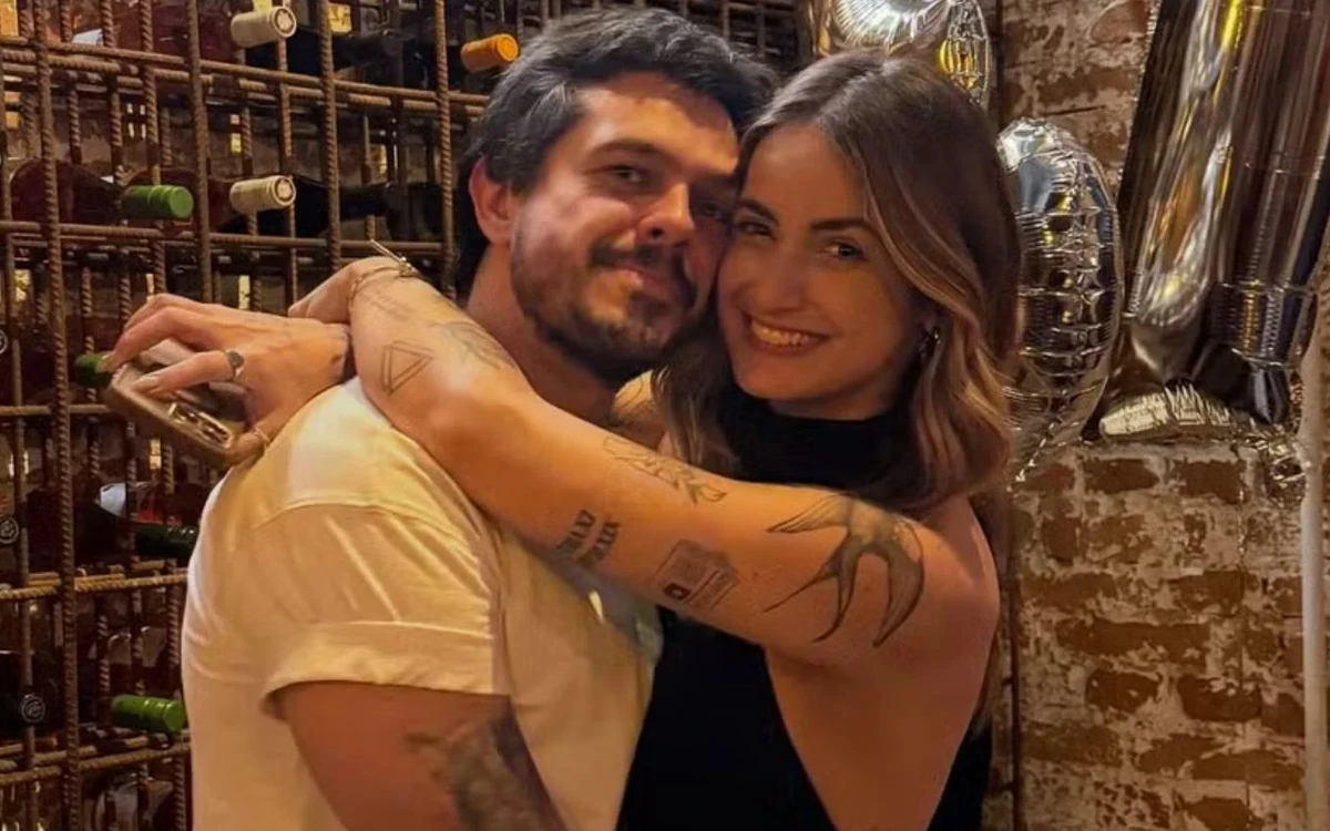 Jornalista Mari Palma e o humorista Osmar Campbell  por Reprodução/Redes Sociais 