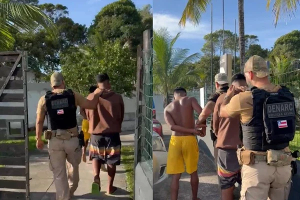 Lideranças do CV foram presas em Santa Cruz Cabrália