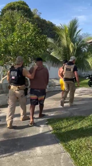 Lideranças do CV foram presas em Santa Cruz Cabrália por Reprodução