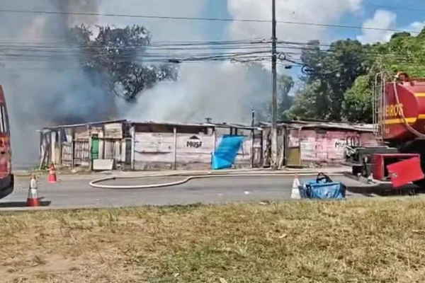 Mãe e filhos morreram em incêndio provocado  por Reprodução