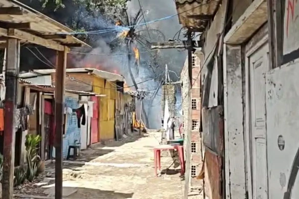 Mãe e filhos morreram em incêndio provocado  por Reprodução