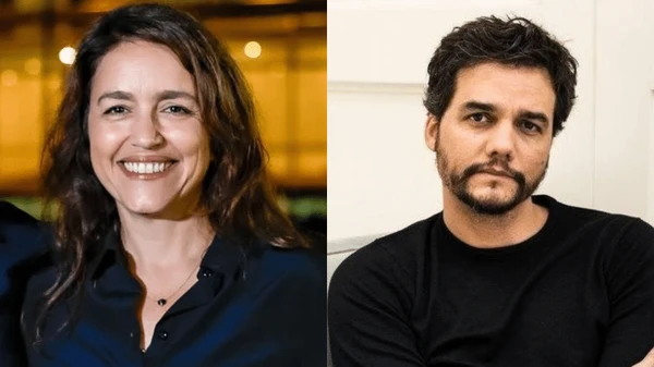 Manuela Dias relembra romance com Wagner Moura na época da faculdade e se declara ao ator
