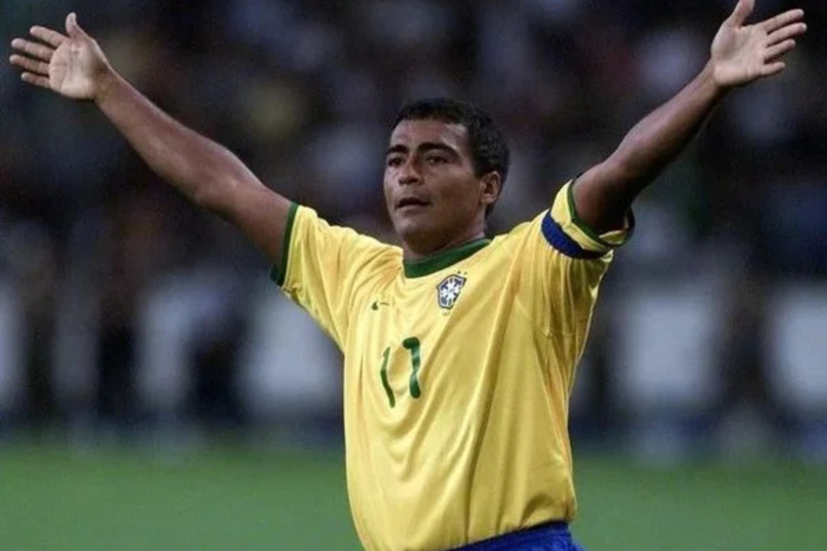 Romário pela Seleção Brasileira por Reprodução/X