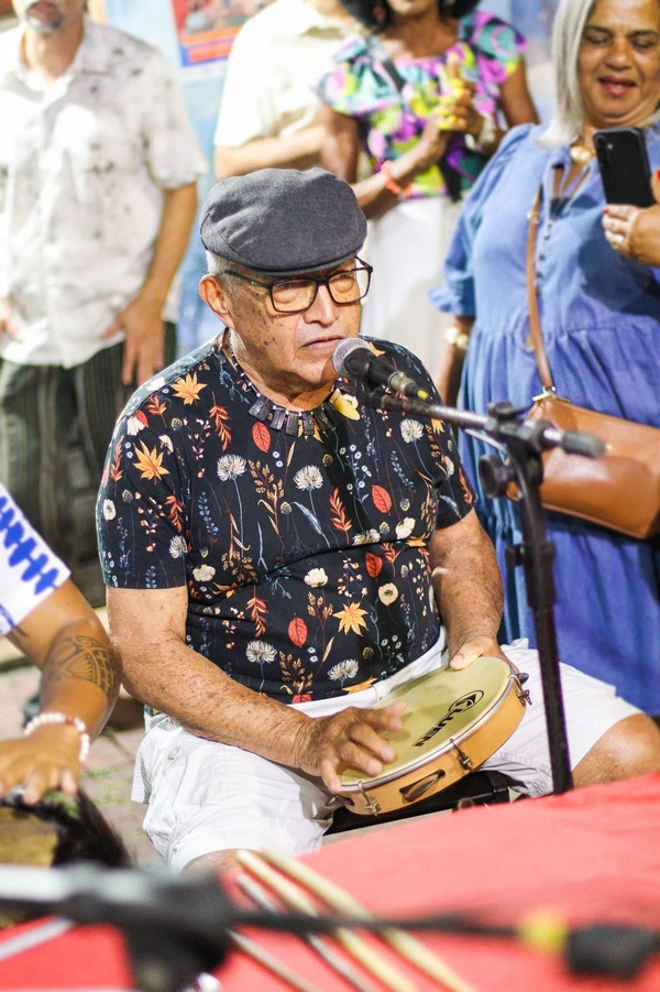 Seu Régi de Itapuã no Samba da Resistência por Reprodução/ Rico Foto