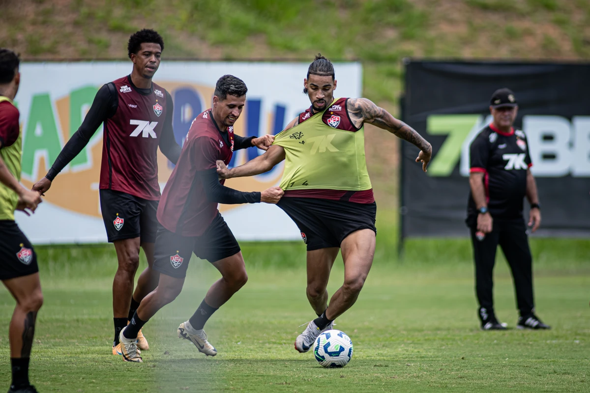 Último treino do Vitória antes de encarar o Bragantino  por Victor Ferreira/EC Vitória