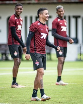Último treino do Vitória antes de encarar o Bragantino  por Victor Ferreira/EC Vitória