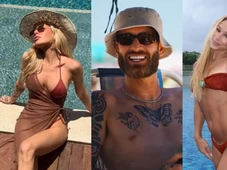 Imagem - Em meio a rumores de affair com Flavia Saraiva, Léo Pereira curte foto da ex, Karoline Lima, de biquíni