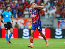 Imagem - Após gol marcado, Luciano Juba celebra triunfo do Bahia: 'A gente precisava muito'