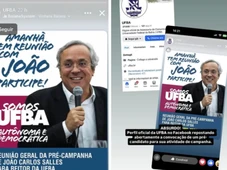 Imagem - Pode isso? Ufba publica material de campanha de candidato à reitoria em rede social
