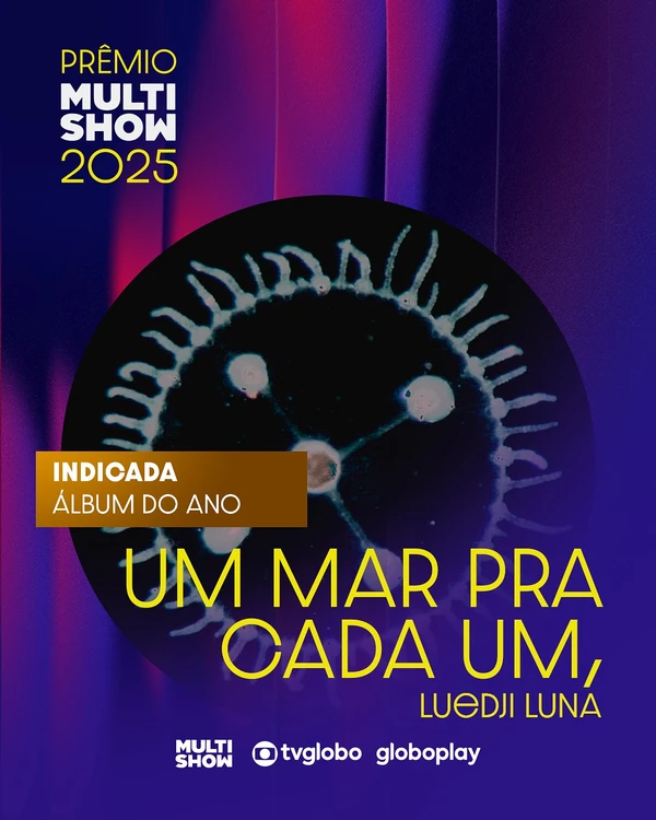 Álbum do Ano no Prêmio Multishow 2025 por Reprodução