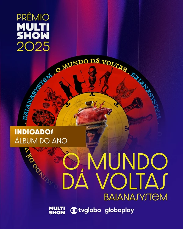 Álbum do Ano no Prêmio Multishow 2025 por Reprodução