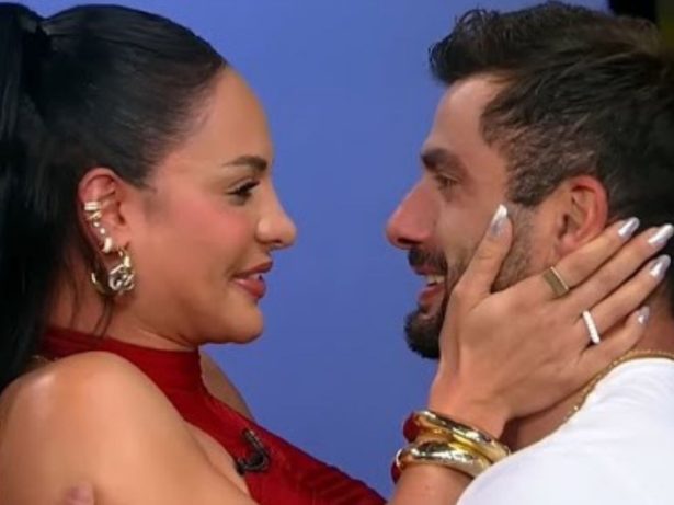 Aline Mineiro e Nizam  por Reprodução