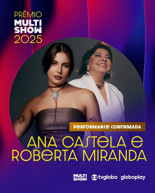 Apresentações confirmadas no Prêmio Multishow 2025 por Reprodução/Instagram