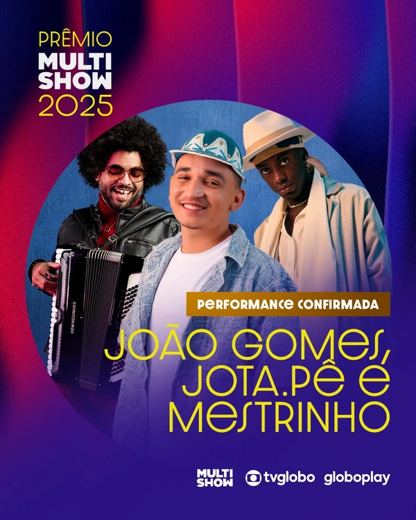 Apresentações confirmadas no Prêmio Multishow 2025 por Reprodução/Instagram