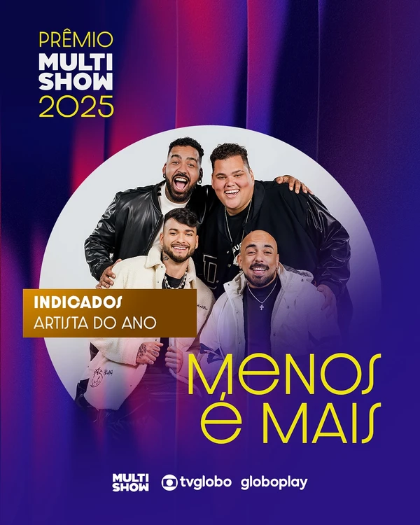 Artista do Ano no Prêmio Multishow 2025 por Reprodução/Instagram