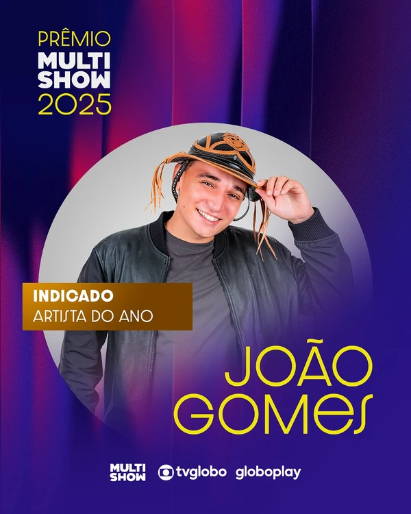 Artista do Ano no Prêmio Multishow 2025 por Reprodução/Instagram